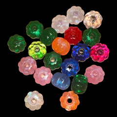 10mm Pumpkins Plastic Resin Beads (Mixed)