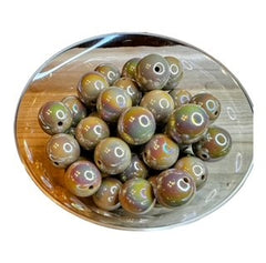 16MM Beige Acrylic Beads Beige/Brownish