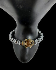 Black Tera with Tiger Eye Beaded Bracelet