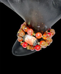 Rustic Orange Gemstones