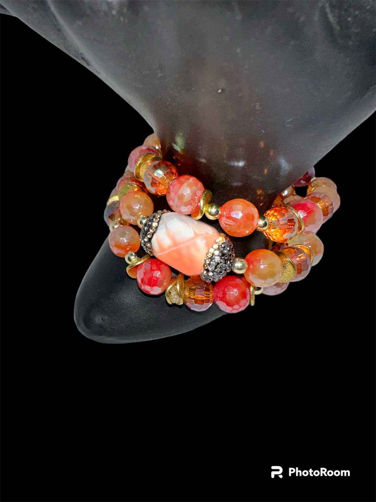 Rustic Orange Gemstones