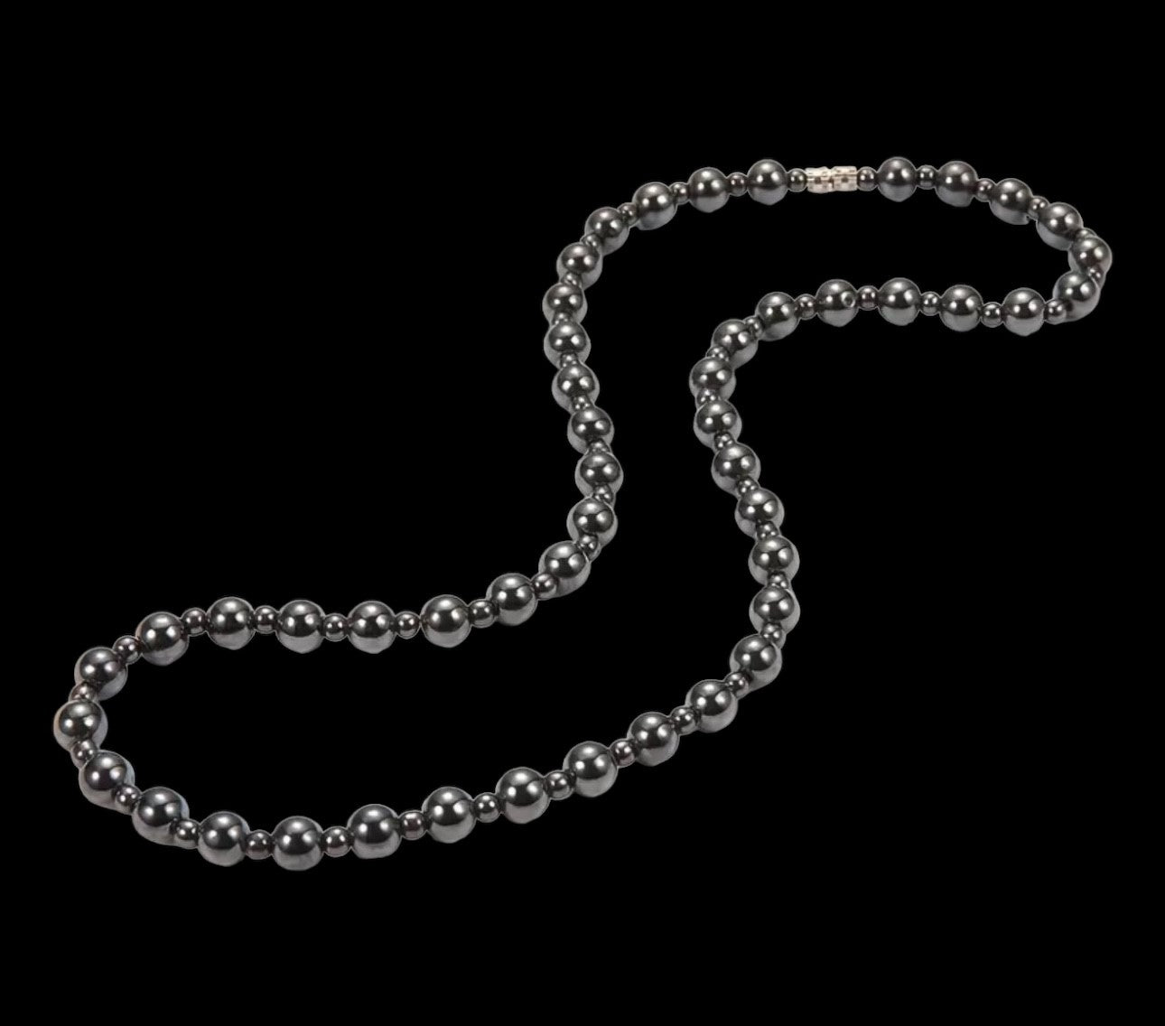 Natural Hematite Men's Necklace