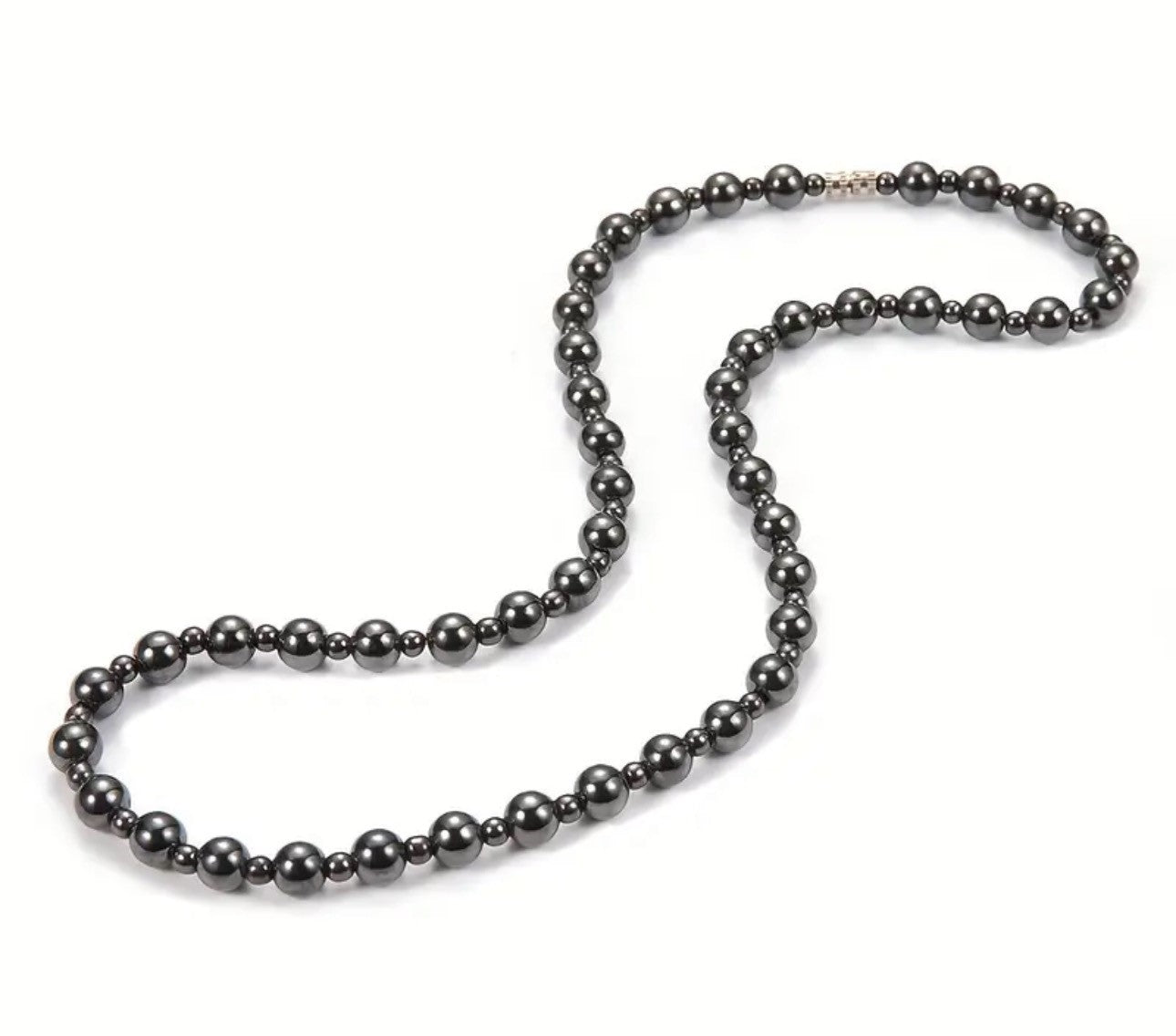 Natural Hematite Men's Necklace