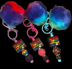 RAINBOW BALLS KEYCHAIN