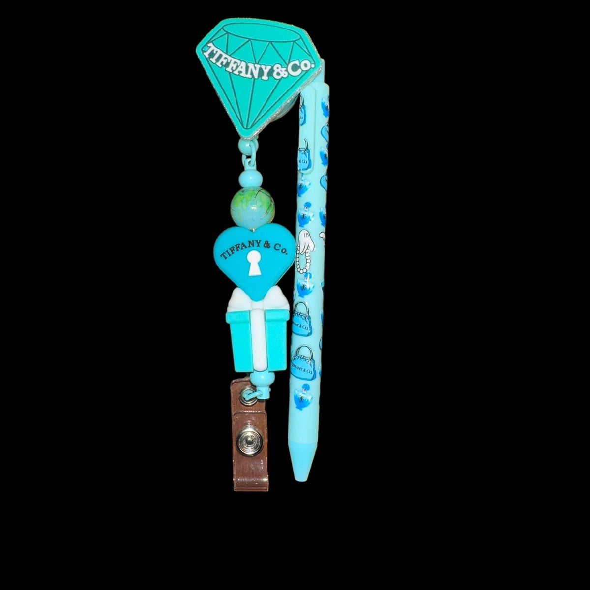 Tiffany Badge/Pen Set