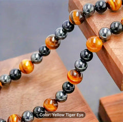 YELLOW TIGER EYE NECKLACE