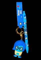Inside Out Keychain & Pen Set (Sadness)